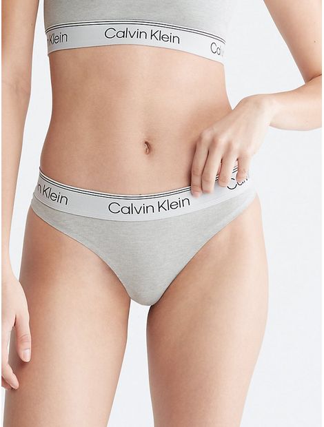 Calvin Klein Jeans 000QF7030E Gris - Ropa interior Braguitas Mujer