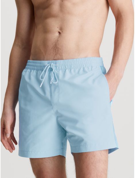 Traje-de-baño-de-largo-medio-con-cordon---Logo-Tape