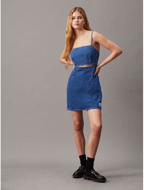 Minivestido-denim-con-nudo-en-espalda