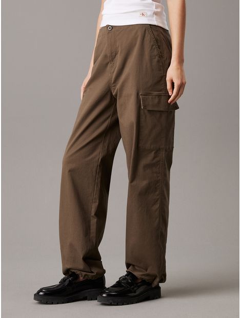 Pantalon-cargo-de-saten-de-algodon