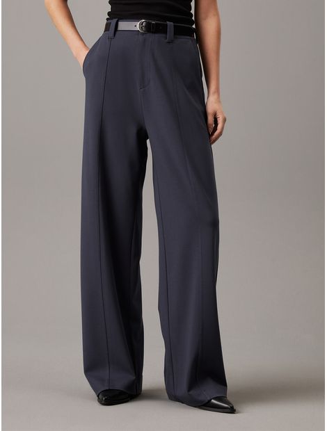 Pantalones-de-pierna-ancha-de-punto-milano