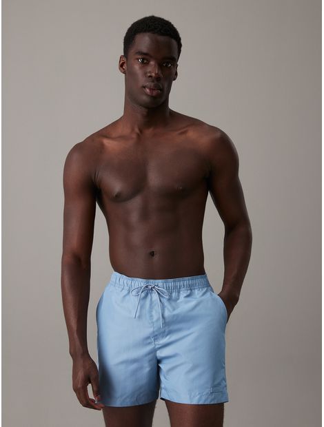 Traje-de-baño-de-largo-medio-con-cordon---CK-Refined