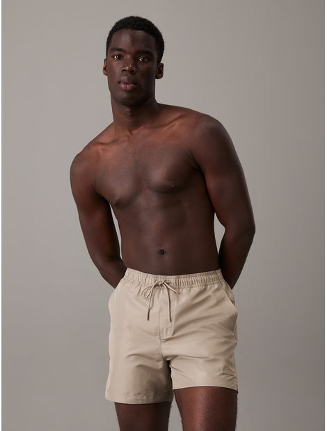 Traje-de-baño-de-largo-medio-con-cordon---CK-Refined