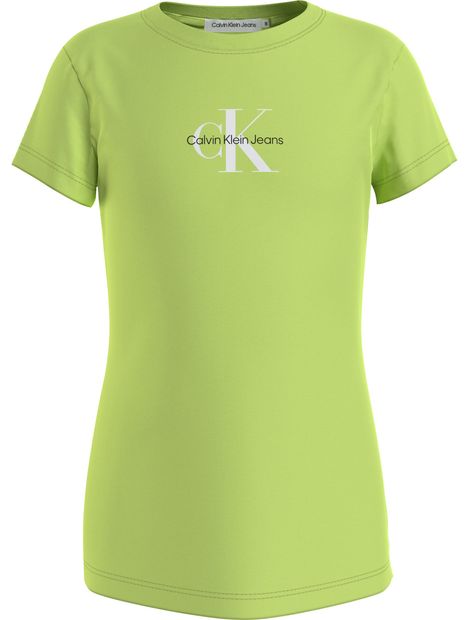 Camiseta-slim-con-monograma-para-niña