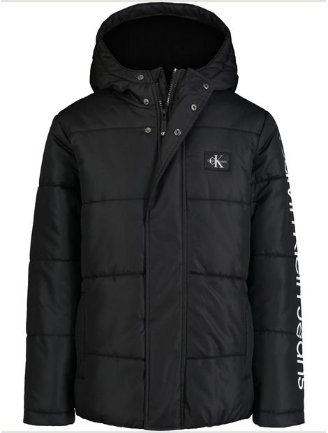 Chaqueta-acolchada-con-logo-en-la-manga-para-niño